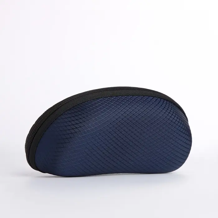 Футляр для очков на молнии, длина 17 см, цвет синий Футляр для очков на молнии, длина 17 см, цвет синий