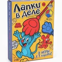 Настольная игра &laquo;Лапки в деле&raquo;, 2 в 1, 5+