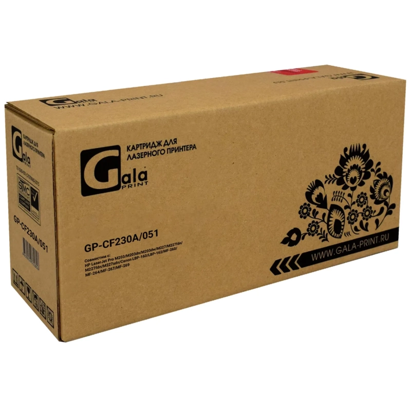 Картридж лазерный Galaprint 30A CF230A чер. для HP LJ Pro M203/M227