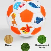 Футбольный мяч, машинная сшивка, 32 панели, р. 2, EVA, МИКС