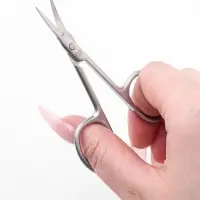 Ножницы маникюрные &laquo;Премиум&raquo;, загнутые, узкие, 9 см, на блистере