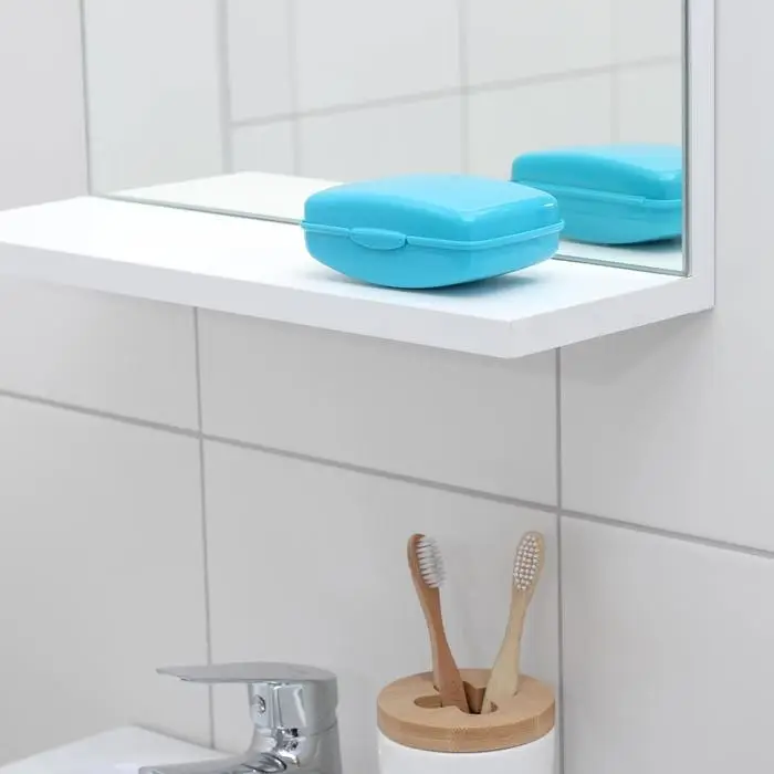 Мыльница «Дорожная», 10×6,8×4,4 см, МИКС