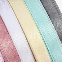 Лента атласная, набор 5 шт., 6 мм, 23 м&plusmn;1 м, пастельная