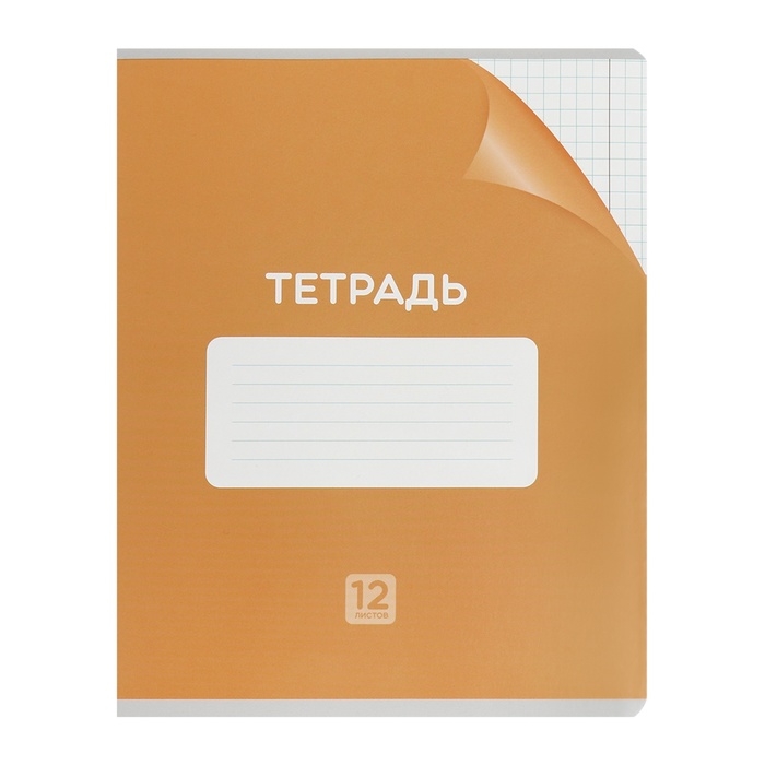 Комплект тетрадей из 10 штук, 12 листов в клетку Calligrata Комплект тетрадей из 10 штук, 12 листов в клетку Calligrata "Однотонная Классика с уголком", обложка мелованный картон, ВД-лак, блок №2, белизна 75% (серые листы), 5 видов по 2 штуки