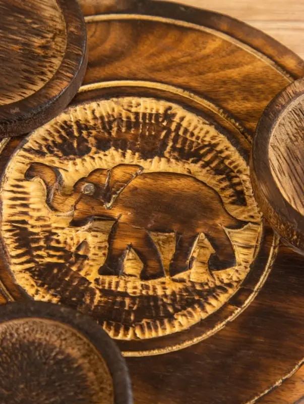 Подставка под благовония  Подставка под благовония "Слон" дерево 16,5 см