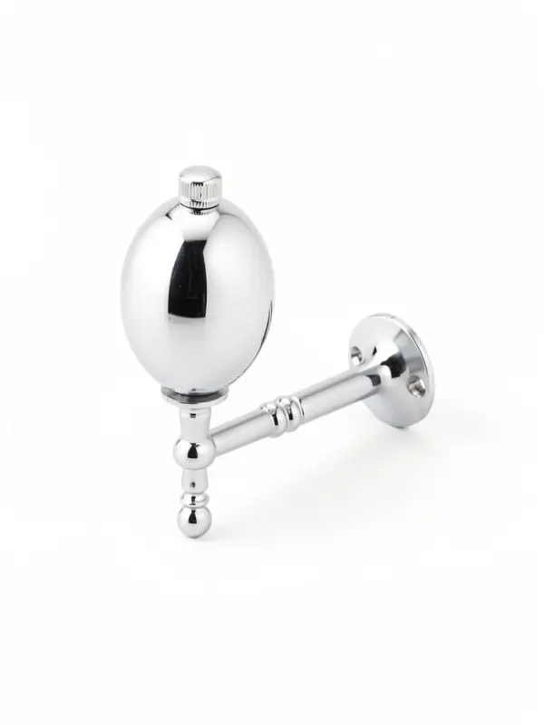 Крючок - держатель для штор CAPPIO KS050, алюминий, цвет хром, 2 шт.