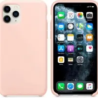 Чехол iPh 11 Pro Max Silicon Case 100% ORG Pink Sand (c LOGO)