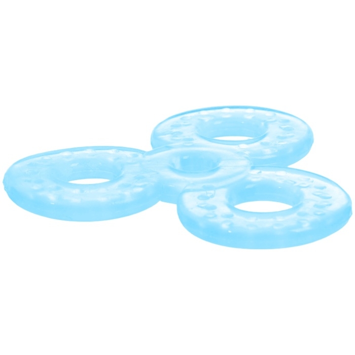 Набор прорезывателей силиконовых «Мой Зайка», с погремушкой, 3 шт., на присоске, в кейсе, Крошка Я