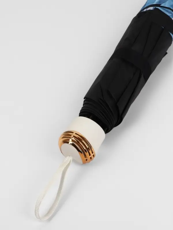 Зонт механический &laquo;Природа&raquo;, эпонж, 4 сложения, 8 спиц, R=47/55 см, d=94 см, МИКС