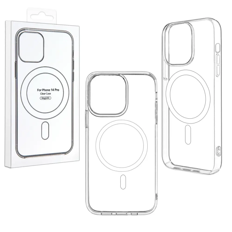 Чехол iPh 14 Pro Clear Case Чехол iPh 14 Pro Clear Case