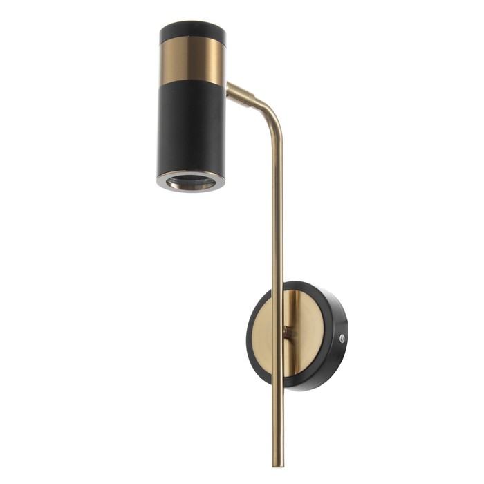 Бра "Техно" Е27 40Вт золото-черный 21х10х38см