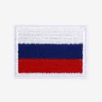 Термоаппликация флаг России 3,5*2,5см (наб 10 шт цена за наб) АУ