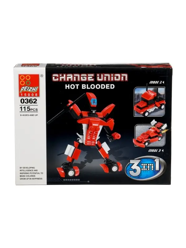 Конструктор &laquo;Робот&raquo;, 106 деталей, 3 варианта сборки, МИКС