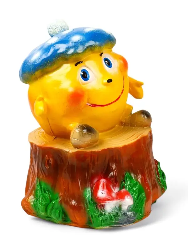 Садовая фигура из гипса &laquo;Кругляш в кепке&raquo;, 46&times;35&times;35 см