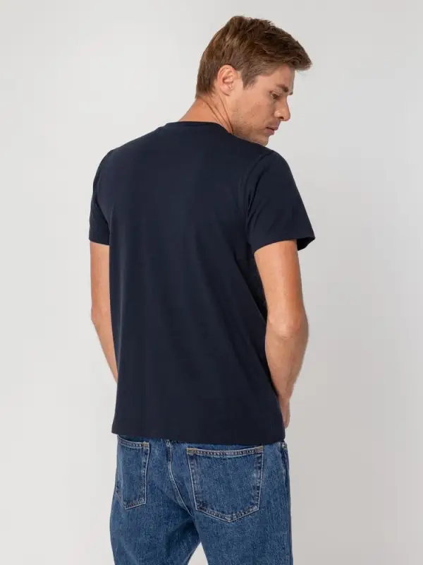 Футболка мужская T-bolka Stretch, темно-синяя (navy), размер S Футболка мужская T-bolka Stretch, темно-синяя (navy), размер S