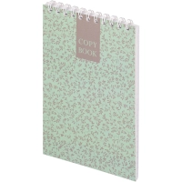Блокнот А6,60л,точка,греб.верхн,обл.глянц.лам. Attache Fleur Мята