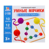 Развивающий набор «Умные мячики», по методике Ф. Фрёбеля, 10 заданий, 3+