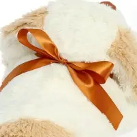 Мягкая игрушка &laquo;Собака Дружок с лентой&raquo;, цвет молочный/кофейный, 85 (111) см