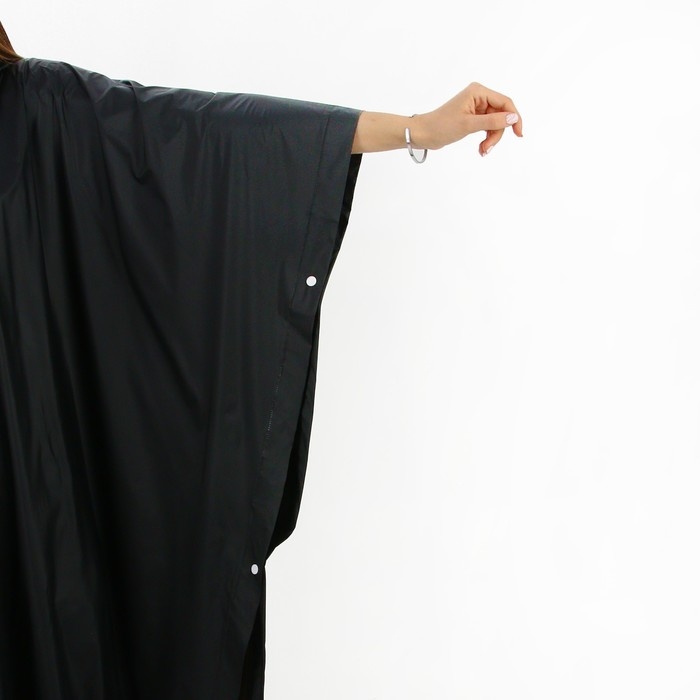 Дождевик взрослый пончо «Не плащ по пустякам», оверсайз, 44-52, 97 х 120 см, цвет чёрный Дождевик взрослый пончо «Не плащ по пустякам», оверсайз, 44-52, 97 х 120 см, цвет чёрный