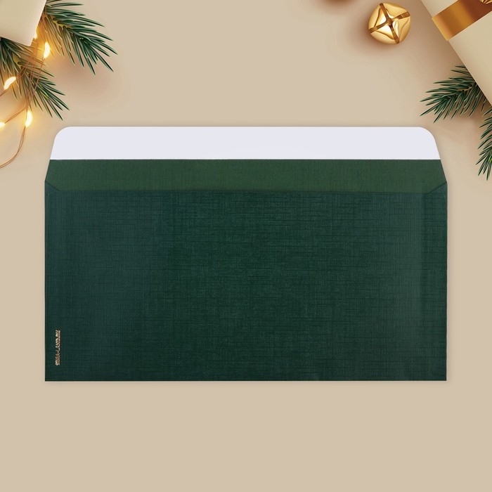 Набор подарочных конвертов &laquo;С Новым годом&raquo;, 10 штук, тиснение, 22 х 11 см, Новый год