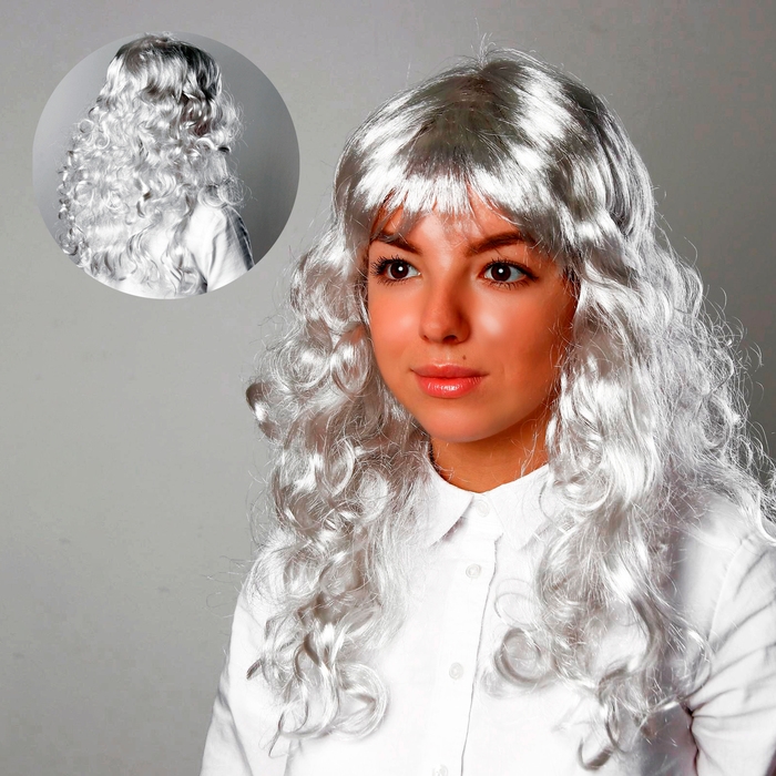 Карнавальный парик «Блондинка», кудрявые концы, 120 г Карнавальный парик «Блондинка», кудрявые концы, 120 г