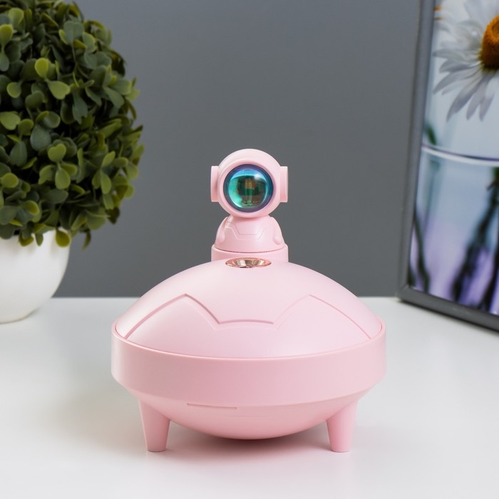 Ночник-проектор с увлажнителем Ночник-проектор с увлажнителем "Космонавт" LED USB АКБ МИКС 14х14х15 см RISALUX