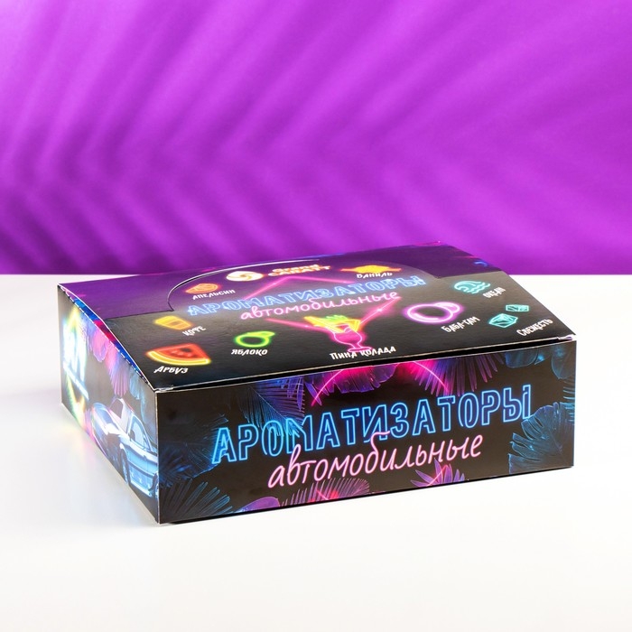 Шоу-бокс Grand Caratt с ароматизаторами автомобильными Шоу-бокс Grand Caratt с ароматизаторами автомобильными "Газировка", 45 шт