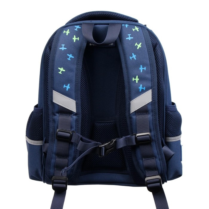 Рюкзак каркасный Bruno Visconti Рюкзак каркасный Bruno Visconti "Игрушки. Самолёты", 36 х 28 х 17 см, пенал в подарок