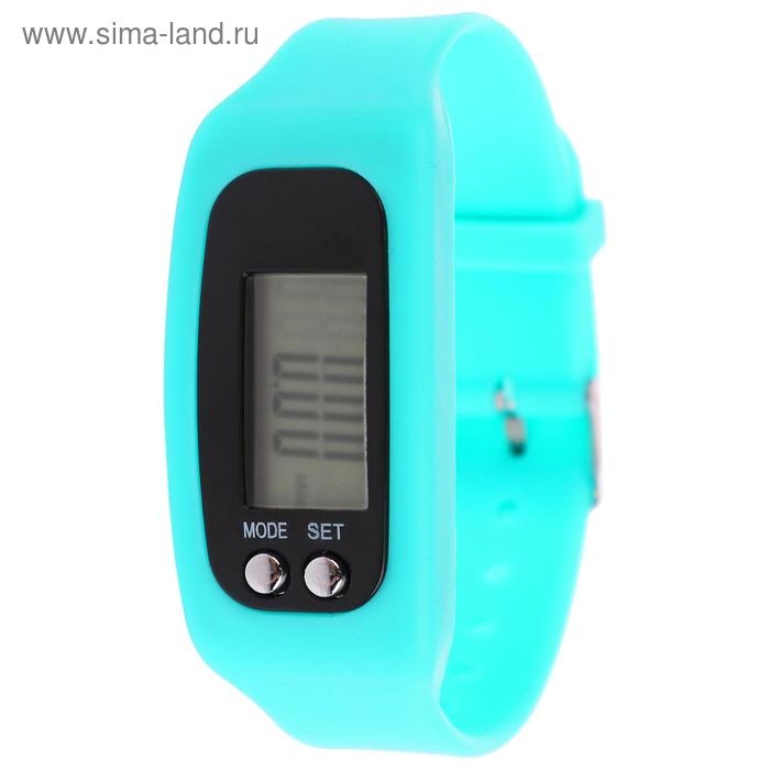 Шагомер-часы, 25 х 1.5 х 4 см, цвета МИКС Шагомер-часы, 25 х 1.5 х 4 см, цвета МИКС