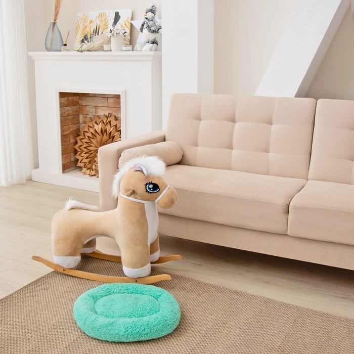 Лежанка для собак и кошек «Уют», мягкий мех, 45 х 35 х 11 см, мятная Лежанка для собак и кошек «Уют», мягкий мех, 45 х 35 х 11 см, мятная