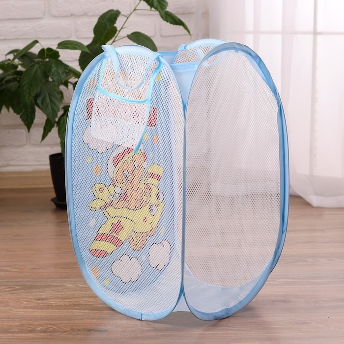 Корзина для хранения игрушек  Корзина для хранения игрушек "Любимые игрушки" с ручками, 34×34×57 см