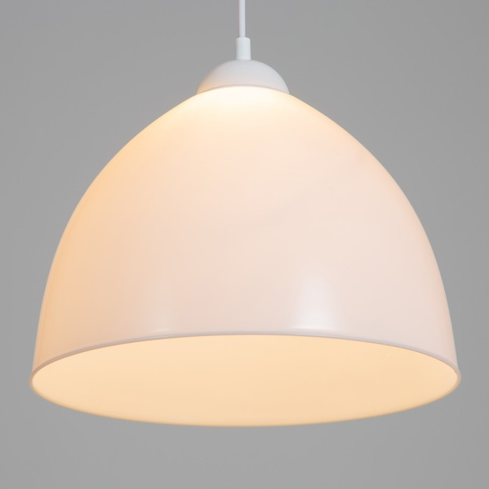 Люстра BayerLux Подвес BayerLux "Андриана 2" 1х15W E27 белый 30х30х21(+50)см