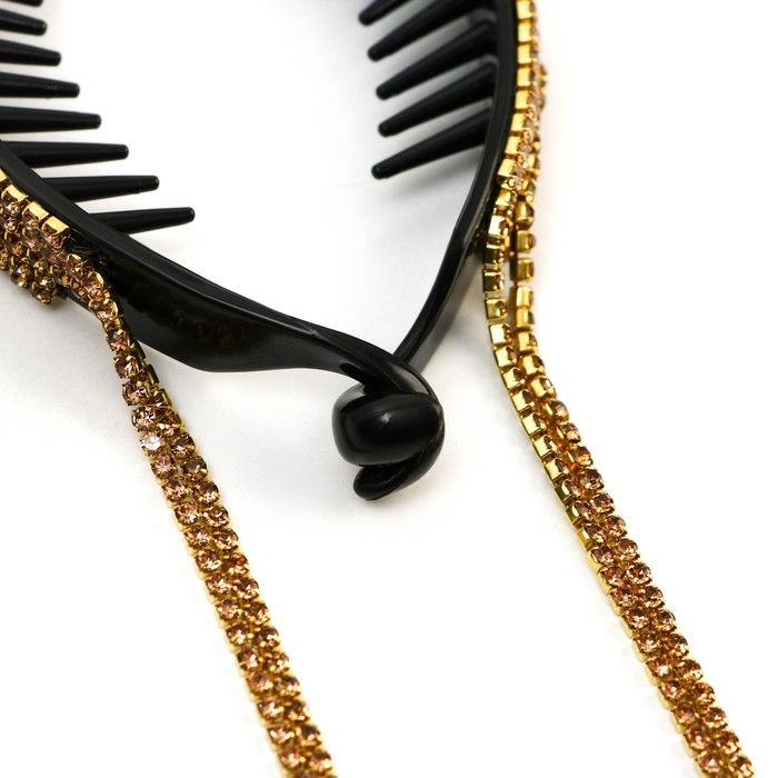 Заколка для волос со стразами «Ты прекрасна», 12.5 х 7 х 1.5 см Заколка для волос со стразами «Ты прекрасна», 12.5 х 7 х 1.5 см