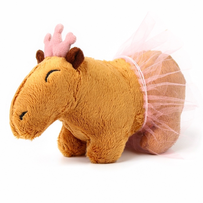 POMPOSHKI мягкая игрушка Капибара Принцесса