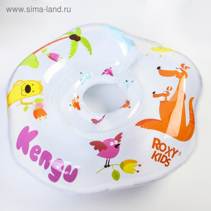 Круг для плавания на шею Kengu, «Кенгуру», надувной, с ручками, цвет белый Круг для плавания на шею Kengu, «Кенгуру», надувной, с ручками, цвет белый