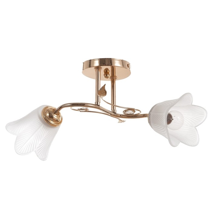 Люстра Люстра "Олана" 2хЕ27 40Вт золото 43х27х18 см BayerLux