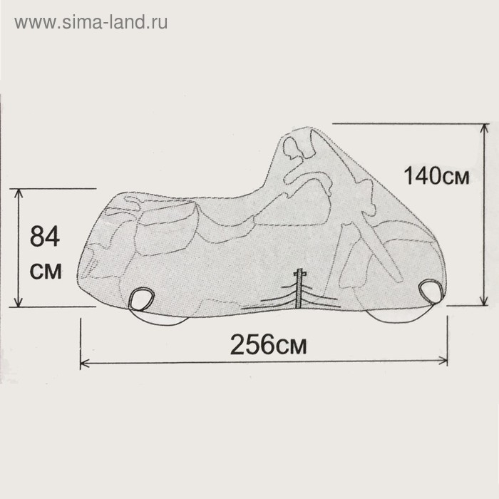 Чехол на мотоцикл Стилс М-029, размер XL Чехол на мотоцикл Стилс М-029, размер XL