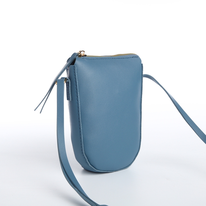 Сумка женская кросс-боди на молнии, цвет синий Сумка женская кросс-боди на молнии, цвет синий