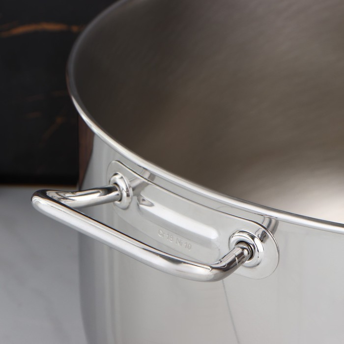 Кастрюля цельнотянутая, 35 л, d=45 см, h=21.5 см Кастрюля цельнотянутая, 35 л, d=45 см, h=21.5 см