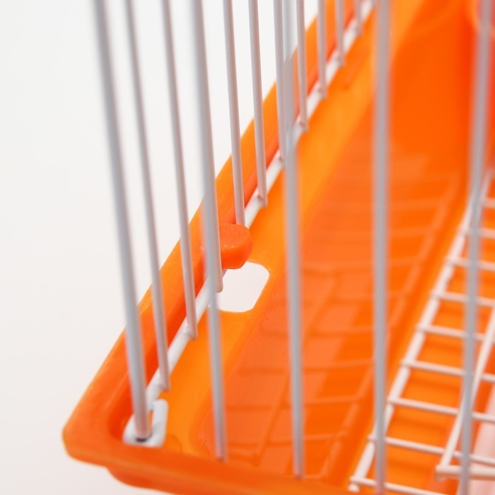 Клетка для грызунов с наполнением RT-3, 30 х 23 х 39 см, оранжевая Клетка для грызунов с наполнением RT-3, 30 х 23 х 39 см, оранжевая