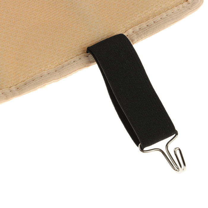 Накидка на переднее сиденье, натуральная шерсть, короткий ворс, бежевый