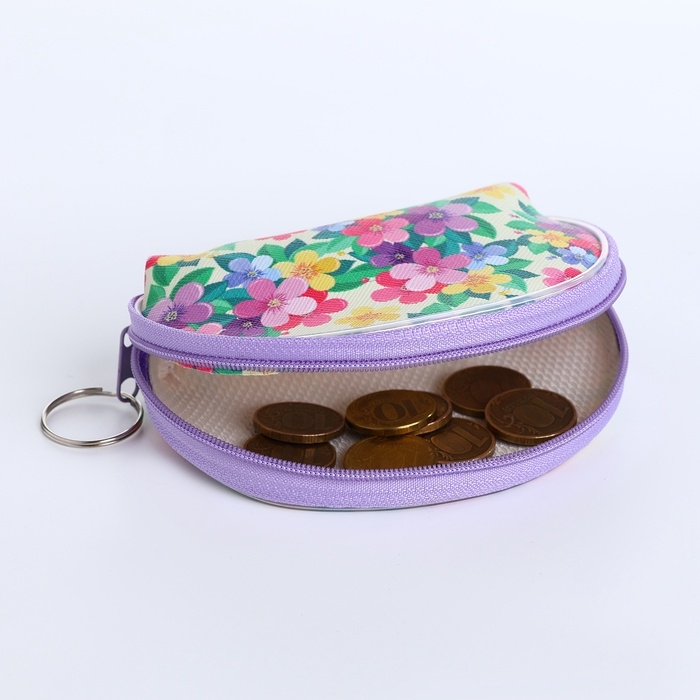 Кошелёк монетница на молнии, цвет МИКС Кошелёк монетница на молнии, цвет МИКС