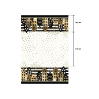 Скатерть «Этель: Золотой город 220 × 147 см с ГМВО, 100 % хлопок, саржа, 190 г/м²