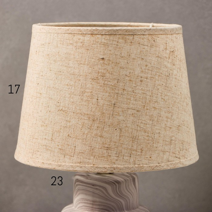 Лампа настольная 16174/1 Е14 40Вт белый 22х22х36 см RISALUX