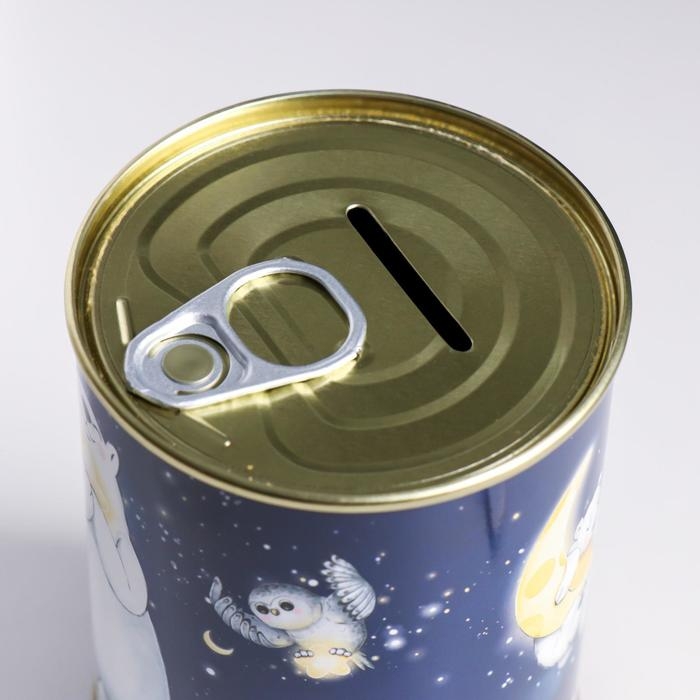 Копилка-подарок металл  Копилка-подарок металл "Загадай желание. Winter time"