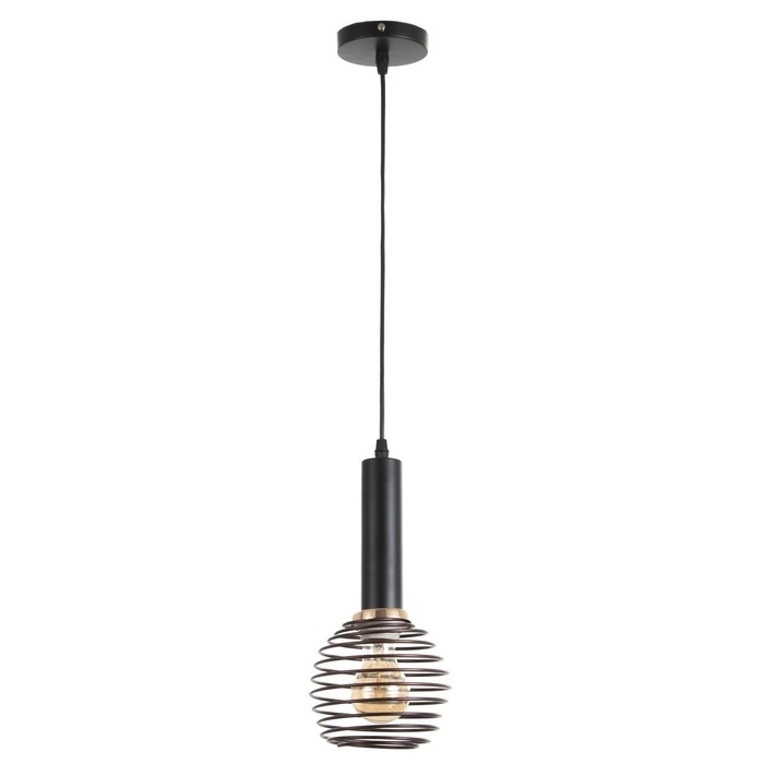 Светильник BayerLux  Светильник BayerLux "Берто" Е27 40Вт черно-серебряный 14х14х30-130 см