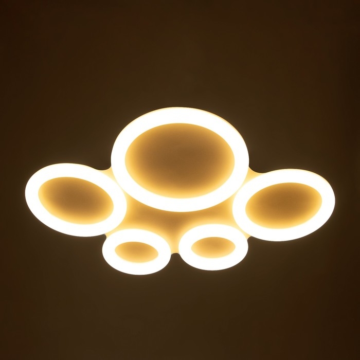 Светильник с ПДУ Светильник с ПДУ "Мика" LED 288Вт 3000-6000К белый 120х95х см