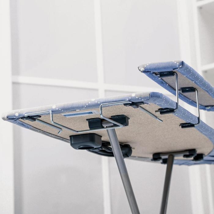 Доска гладильная Nika «Лина 4», 111,5×34,5 см, два положения высоты 70, 80 см, рисунок микс Доска гладильная Nika «Лина 4», 111,5×34,5 см, два положения высоты 70, 80 см, рисунок микс