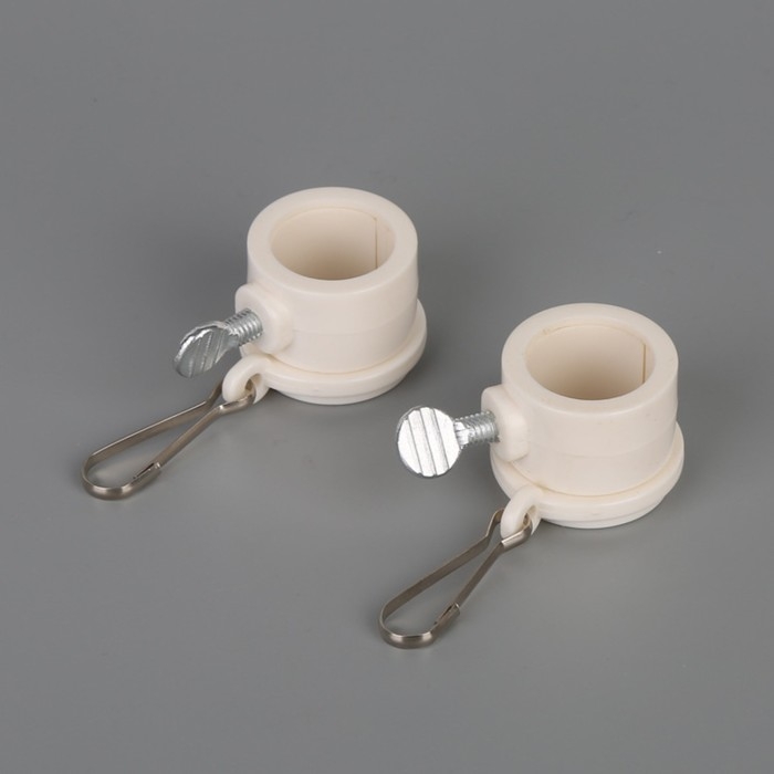 Пластиковые анти-наматывающие крепления для флага, флагштока, d-2.5 см, 2 шт Пластиковые анти-наматывающие крепления для флага, флагштока, d-2.5 см, 2 шт