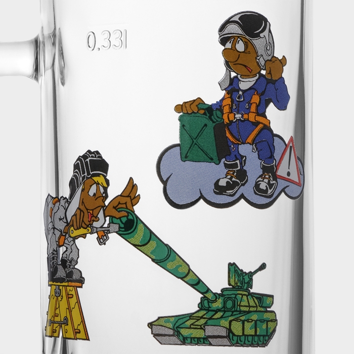 Набор пивных кружек «Приколисты», 330 мл, в подарочной упаковке, 2 шт, рисунок МИКС Набор пивных кружек «Приколисты», 330 мл, в подарочной упаковке, 2 шт, рисунок МИКС